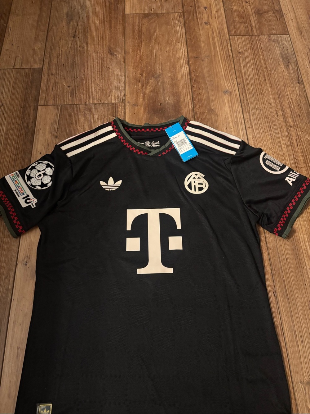 adidas Black Kane #9 Soccer Jersey - Picture 6 of 9